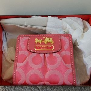 Coach OP Art coin mini wallet